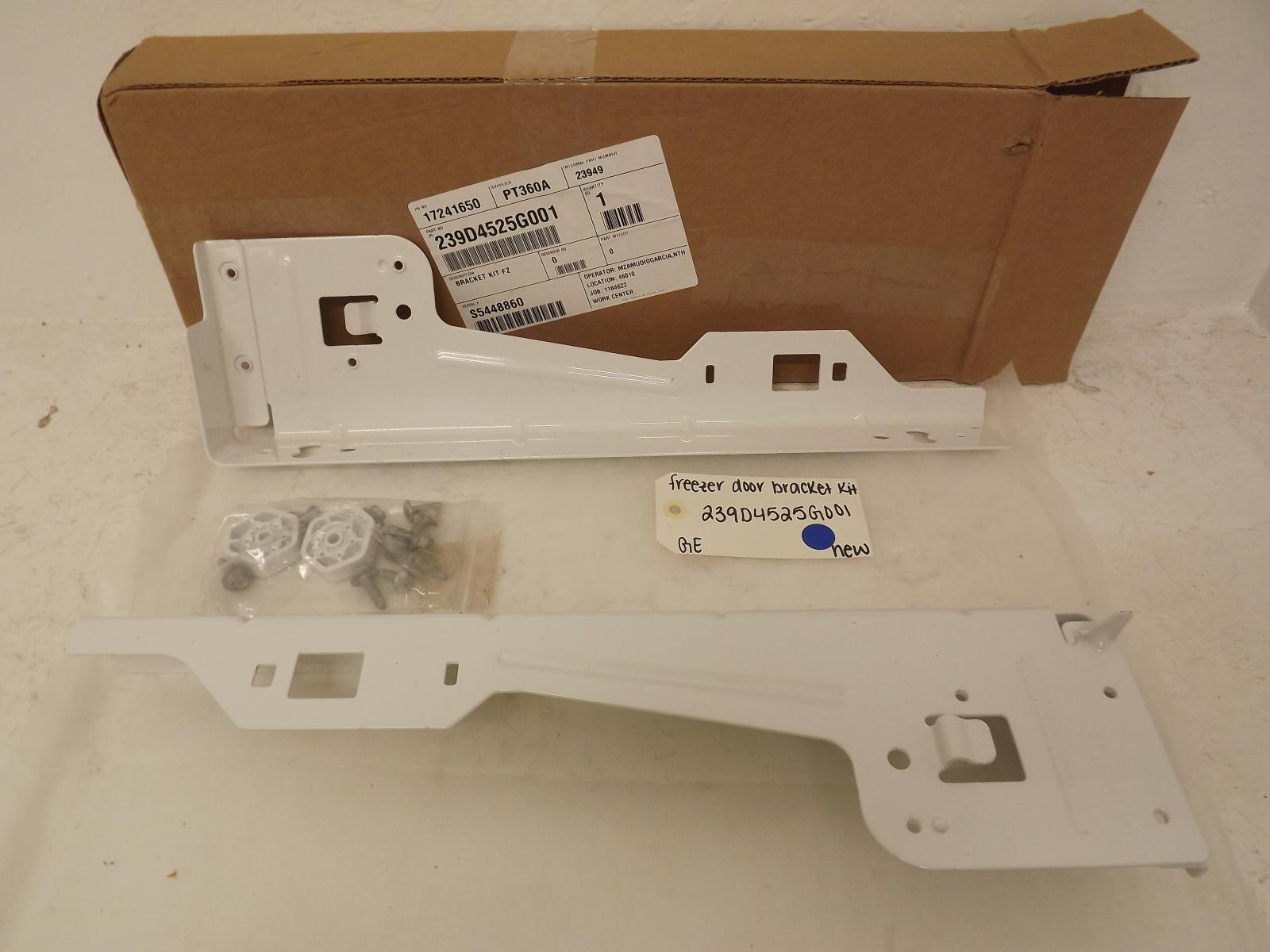 GE Freezer 239D4525G001 Door Bracket Kit New GE Freezer 239D4525G001 Door Bracket Kit New